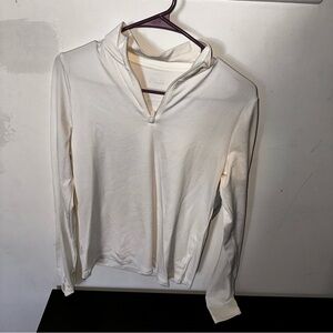 FLX 1/4 zip activewear shirt ribbed knit